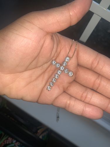 Customer photo review of "Icy Cross" Necklace