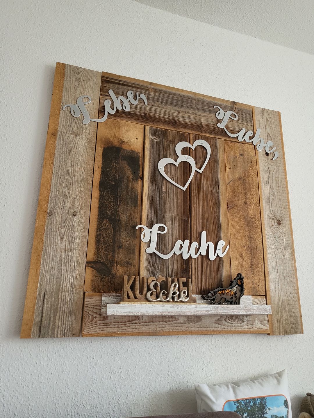 Customer photo review of Dein persönlicher Schriftzug