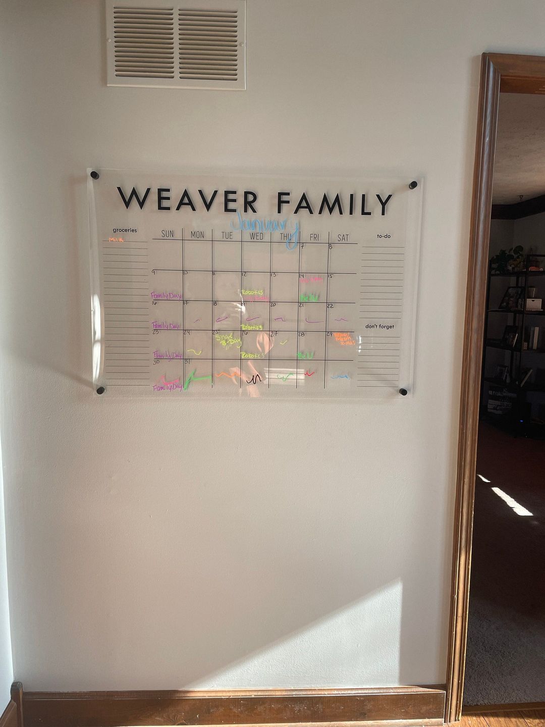Customer photo review of Monthly Horizontal + 3 custom sections | Madi Style