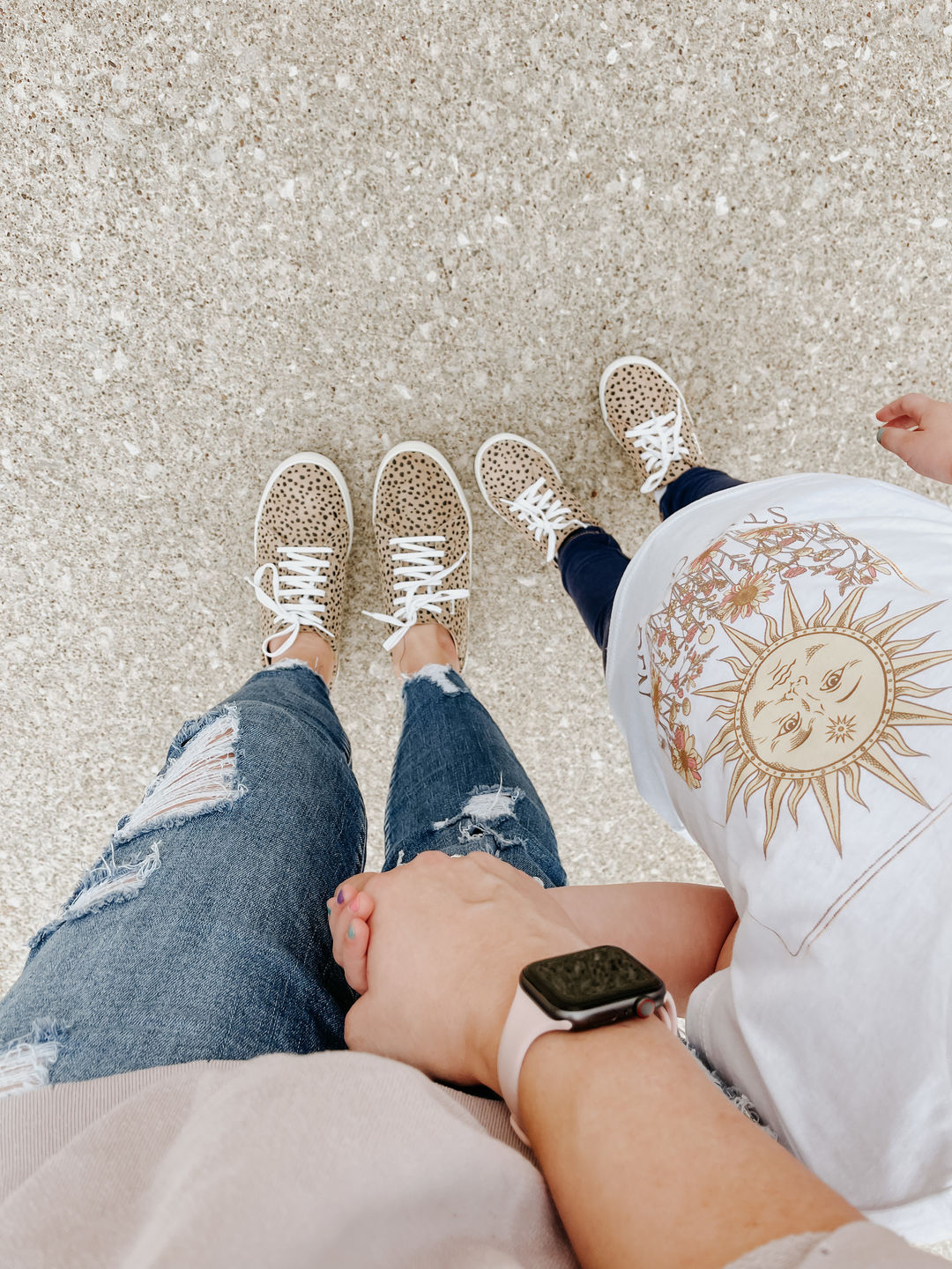 Customer photo review of Cheetah - Low Top Sneakers
