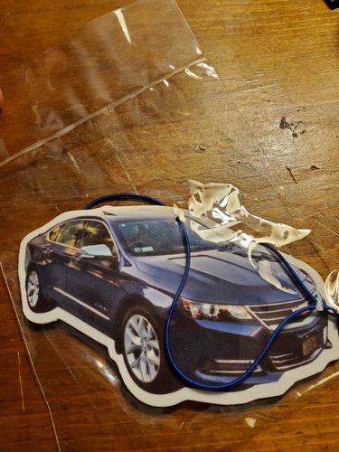 Customer photo review of Three Custom Air Fresheners