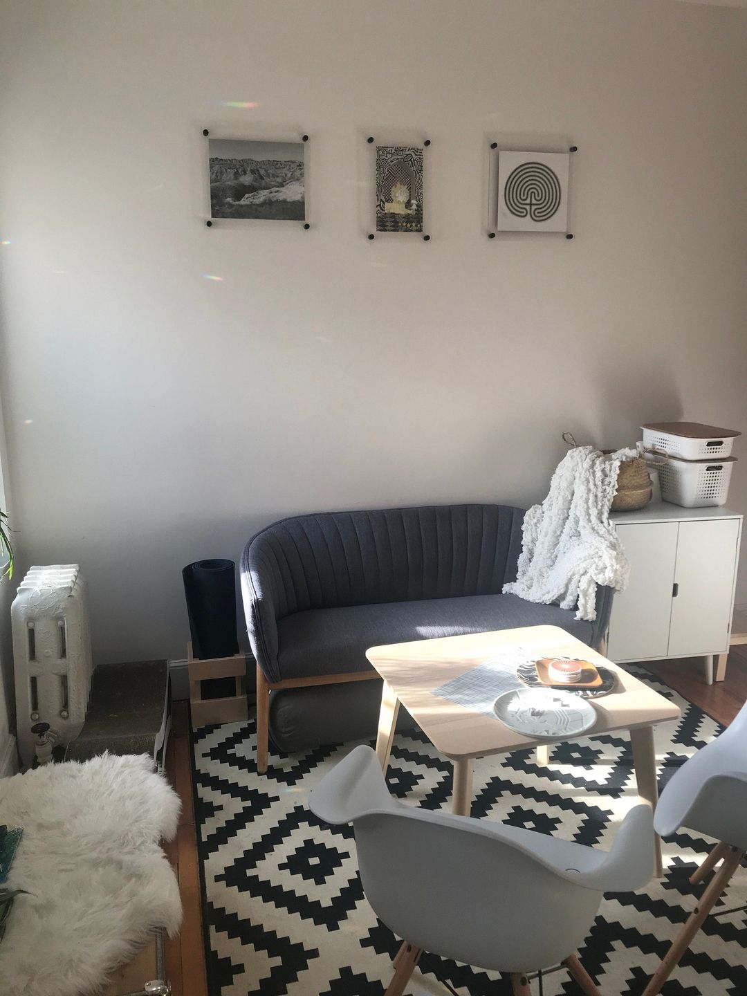 Customer photo review of Acrylic Floating Frame