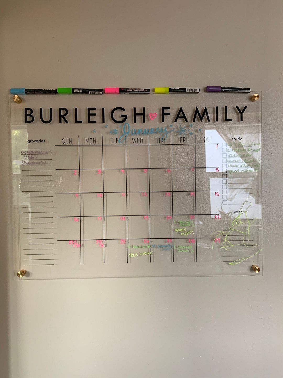 Customer photo review of Monthly Horizontal + 3 custom sections | Madi Style