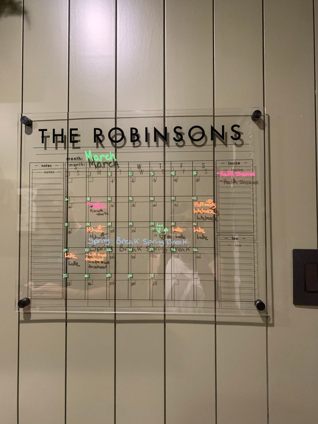 Customer photo review of Monthly Horizontal + 3 custom sections | Pennington Style