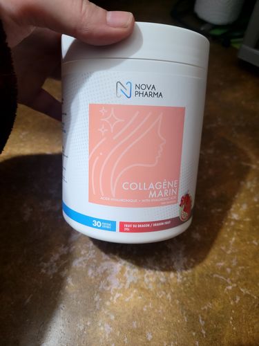 Customer photo review of Nova Pharma - Collagène Marin + Acide Hyaluronique 390g