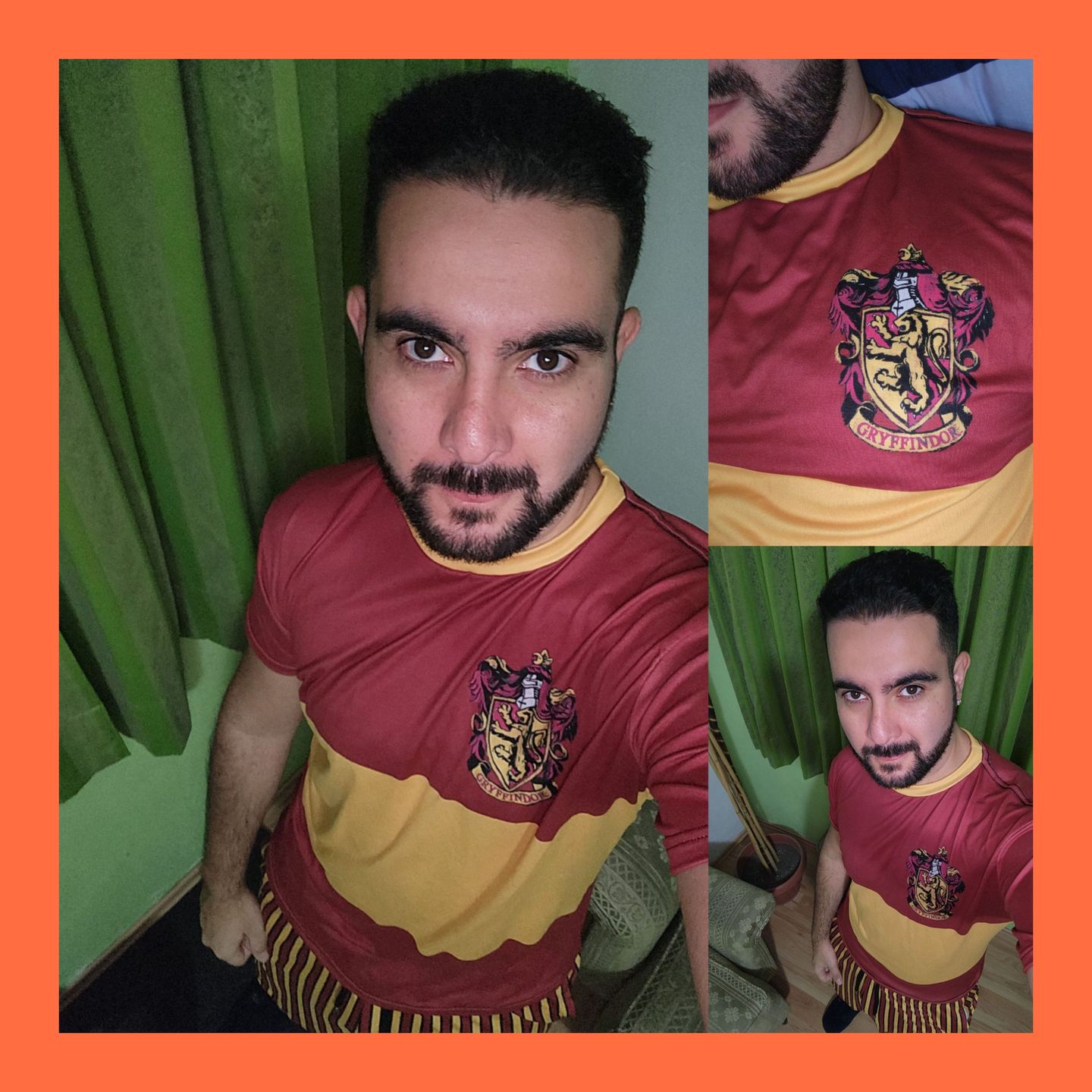 Customer photo review of Conjunto Uniforme Quidditch Gryffindor