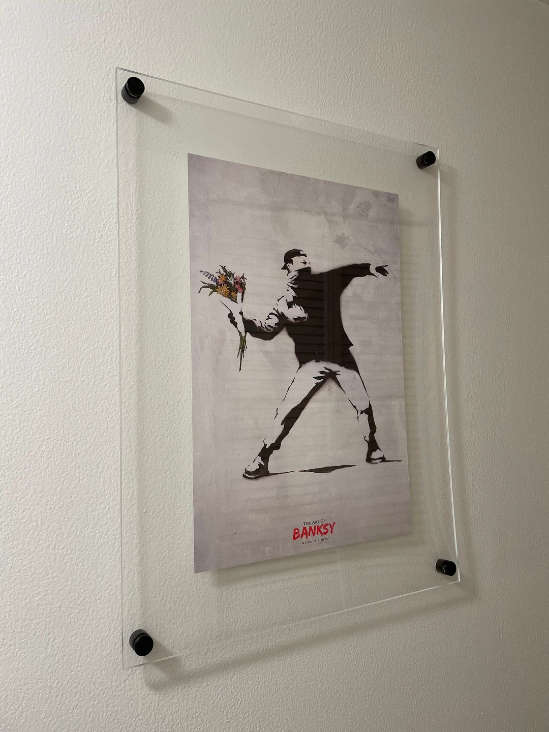 Customer photo review of Acrylic Floating Frame