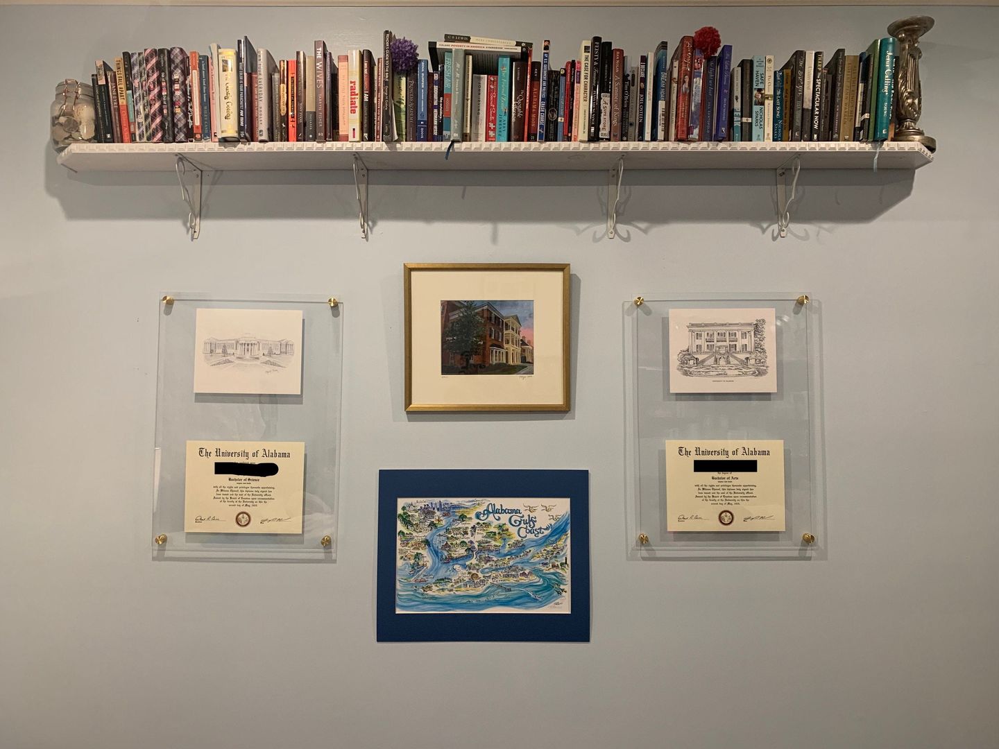 Customer photo review of Acrylic Floating Frame