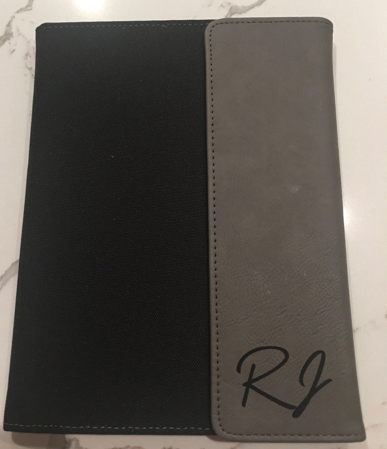 Customer photo review of Personalized Portfolio with Refillable Notepad