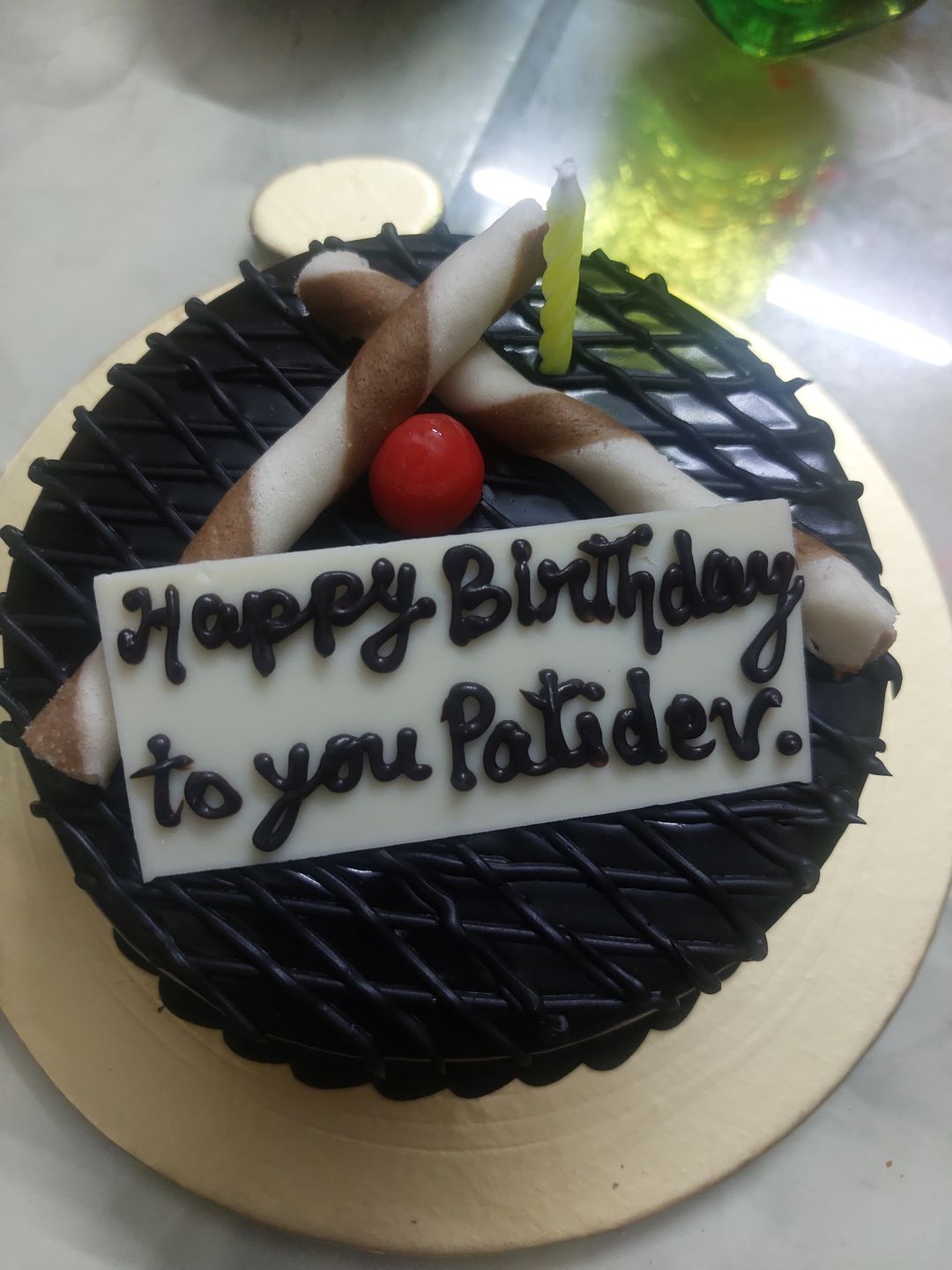 Customer photo review of Side Workaholic Cake