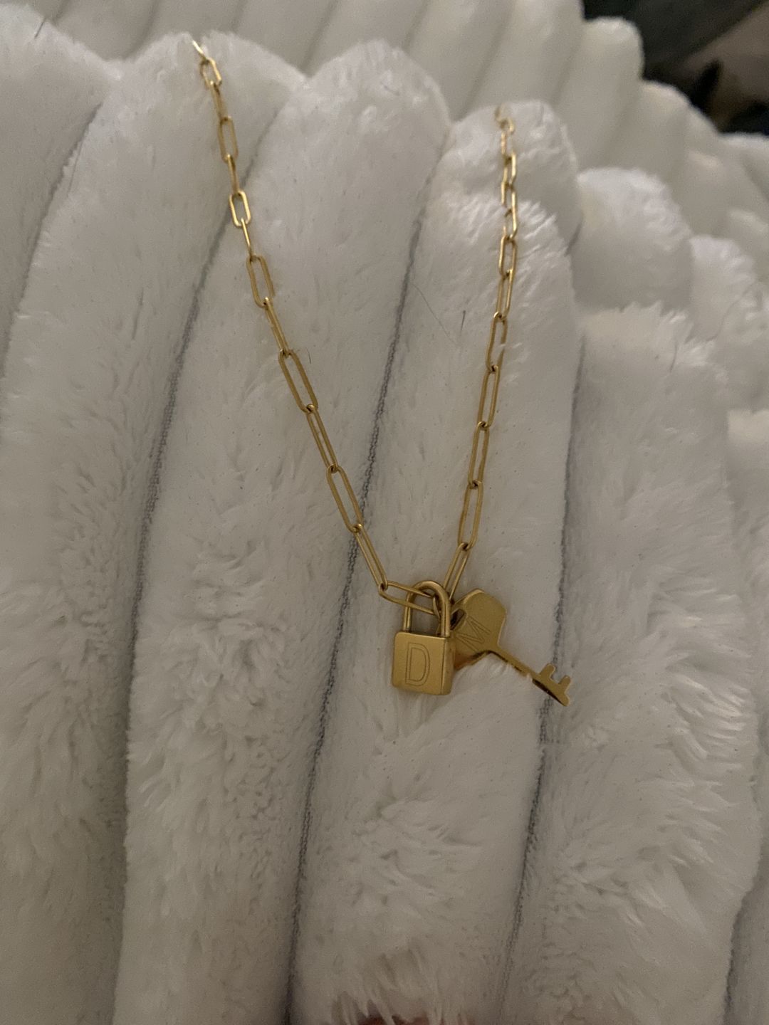 Customer photo review of Key Lock | Halskette + Gravur