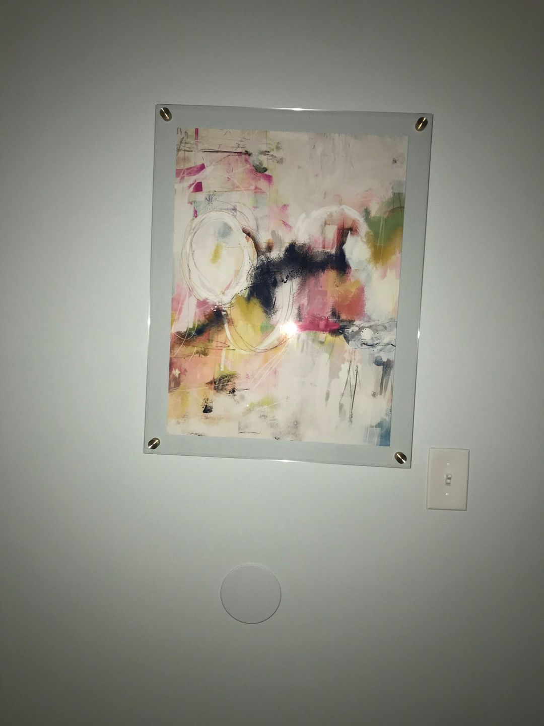Customer photo review of Acrylic Floating Frame