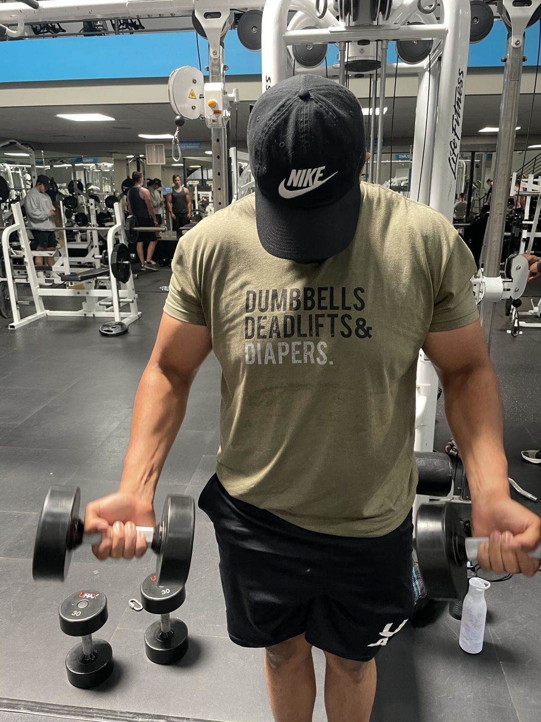 Customer photo review of Military Green Triple D T-Shirt