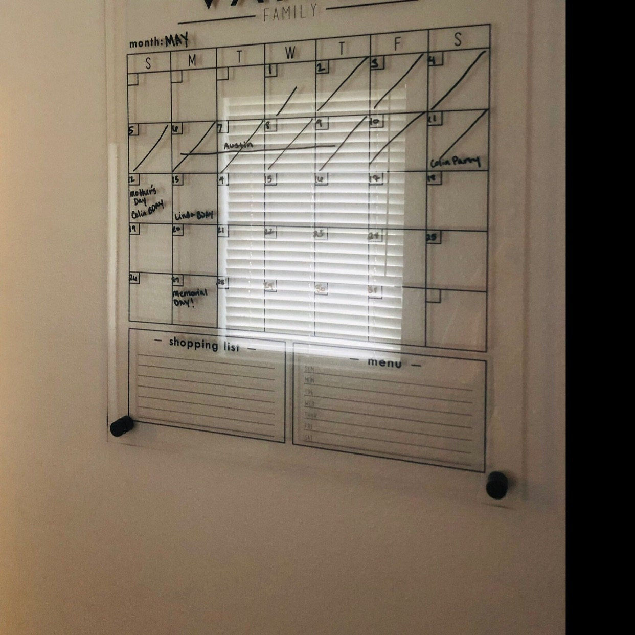 Customer photo review of Black Chalk Pen Set