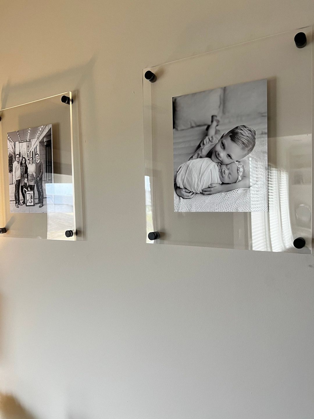Customer photo review of Acrylic Floating Frame