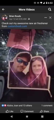 Customer photo review of One Custom Air Freshener