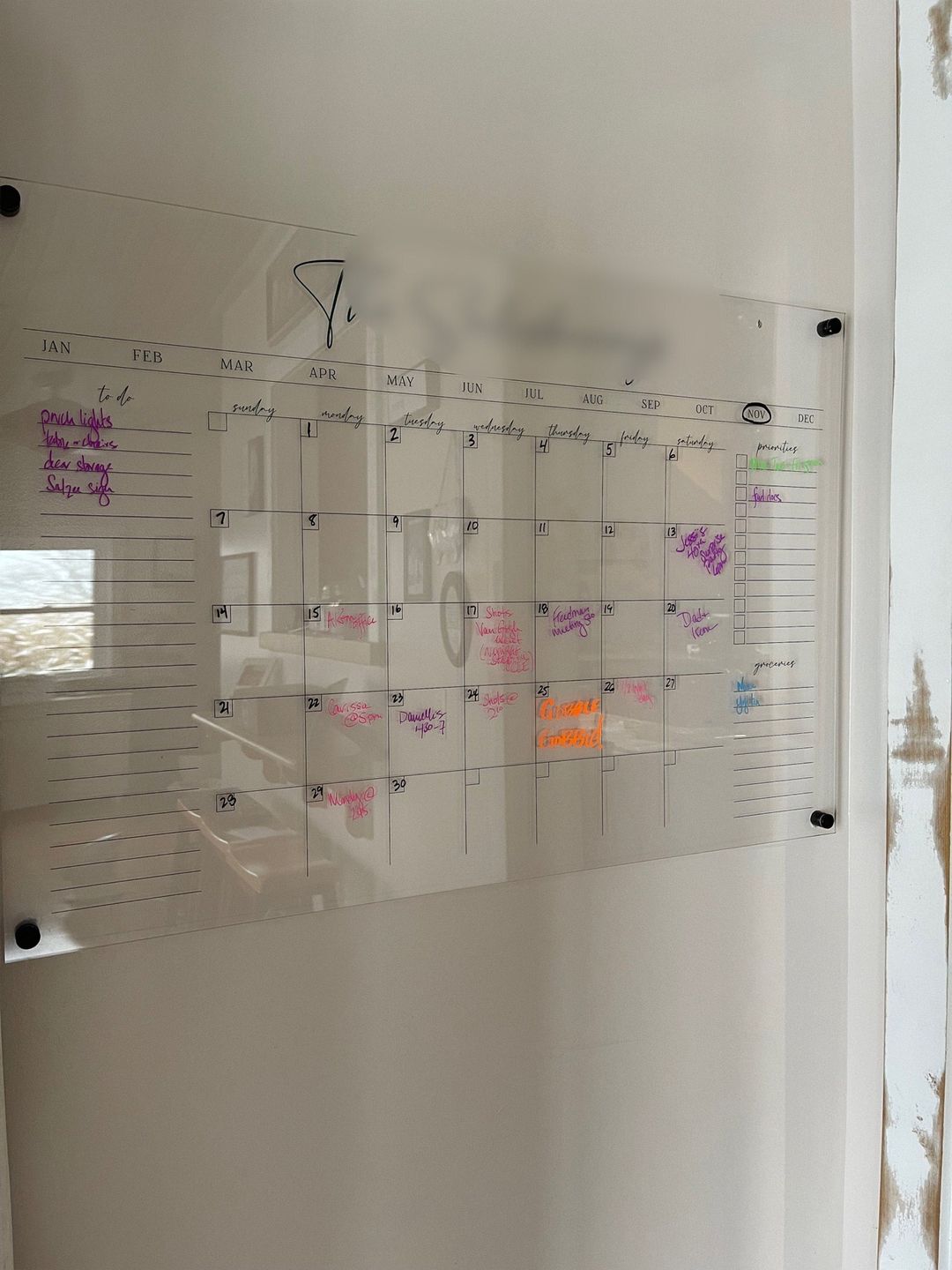 Customer photo review of Monthly Horizontal + 3 custom sections | Pennington Style