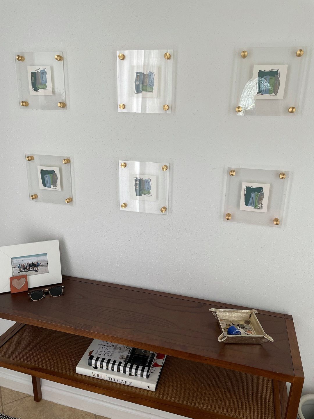 Customer photo review of Acrylic Floating Frame