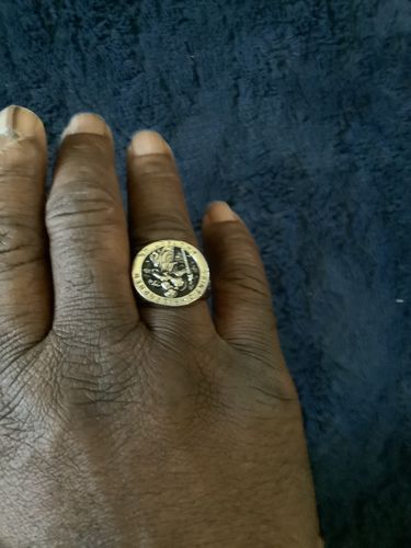 Customer photo review of ST CHRISTOPHER RING