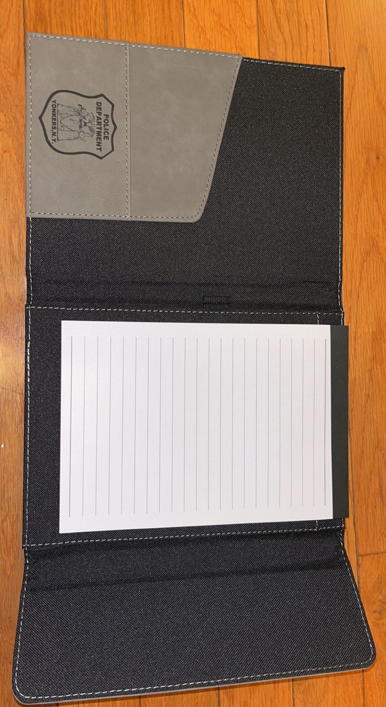 Customer photo review of Personalized Portfolio with Refillable Notepad