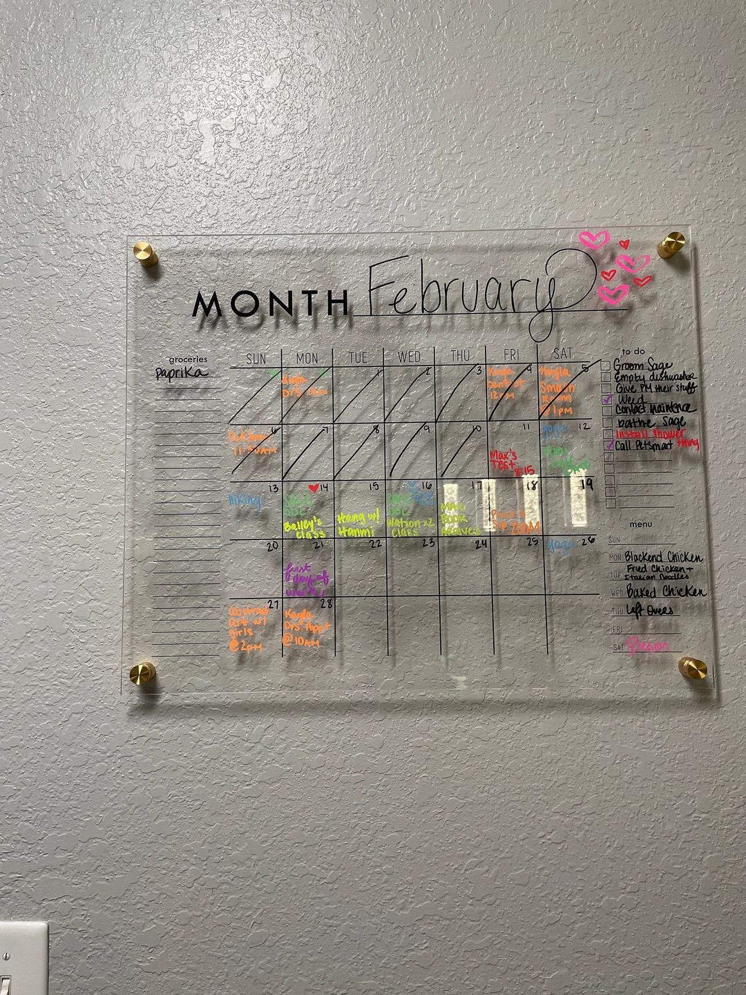 Customer photo review of Monthly Horizontal + 3 custom sections | Madi Style