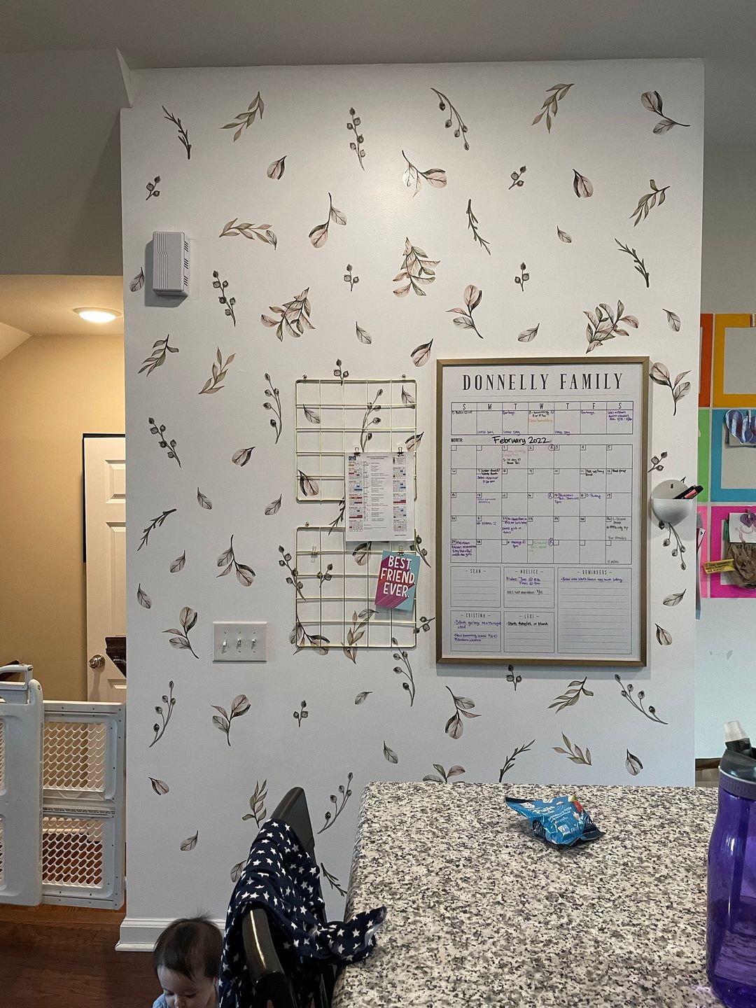 Customer photo review of Week & Month Combo Vertical Whiteboard + 6 custom boxes | Swanson Style