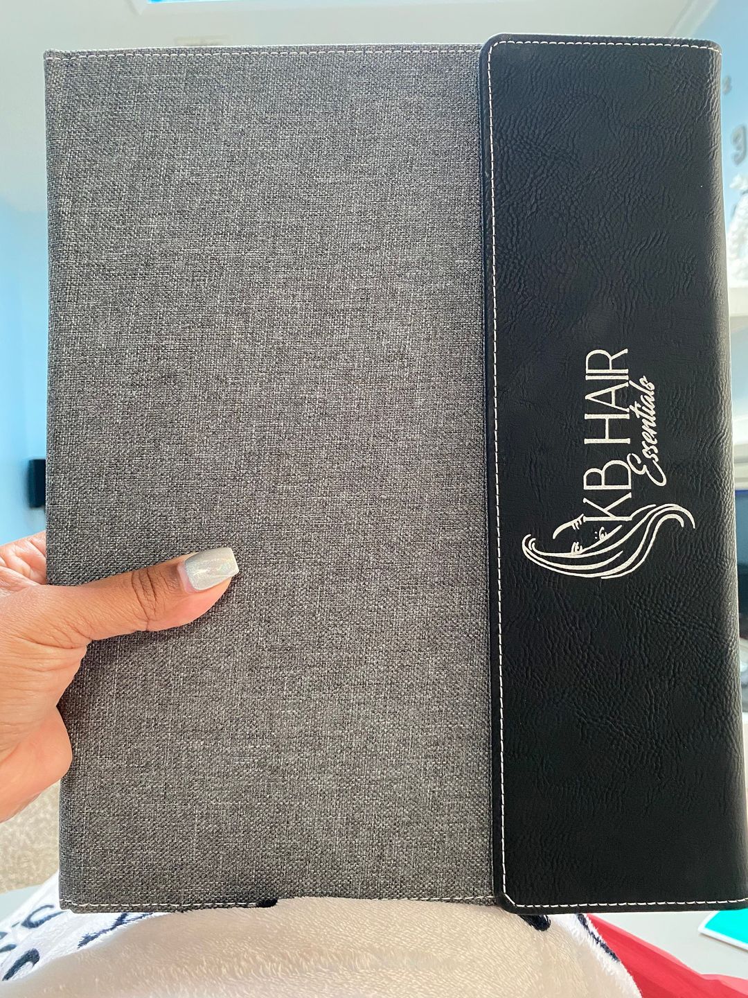 Customer photo review of Personalized Portfolio with Refillable Notepad