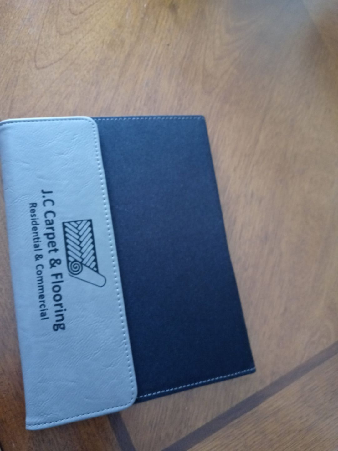 Customer photo review of Personalized Portfolio with Refillable Notepad