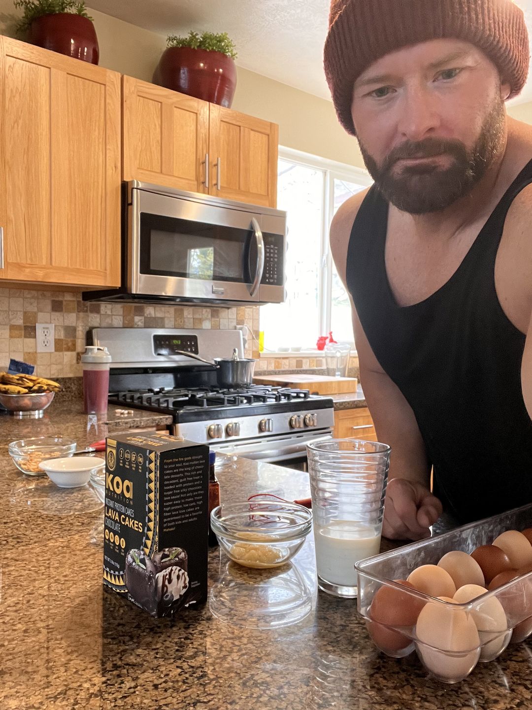 Customer photo review of KOA WARRIOR® Instant Protein Lava Cakes (2 Pack)