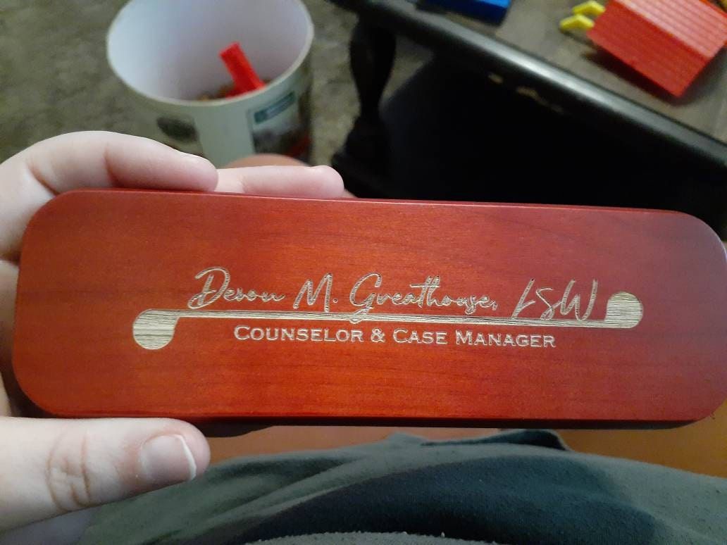 Customer photo review of Personalized Portfolio with Refillable Notepad