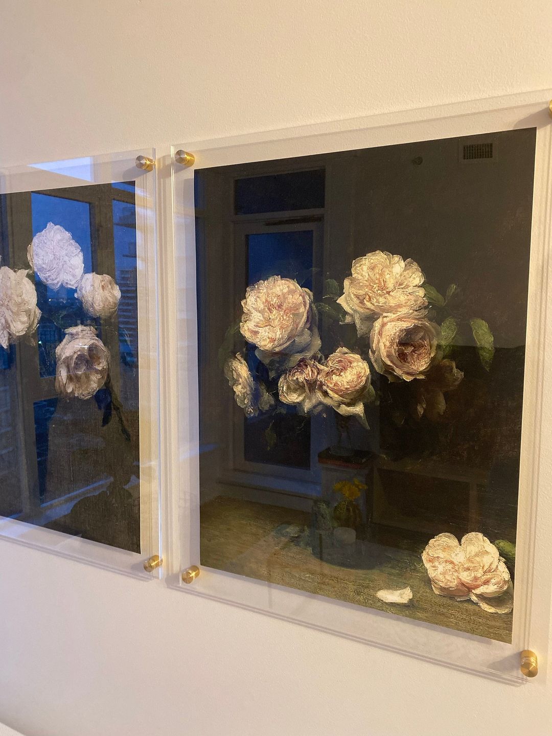 Customer photo review of Acrylic Floating Frame