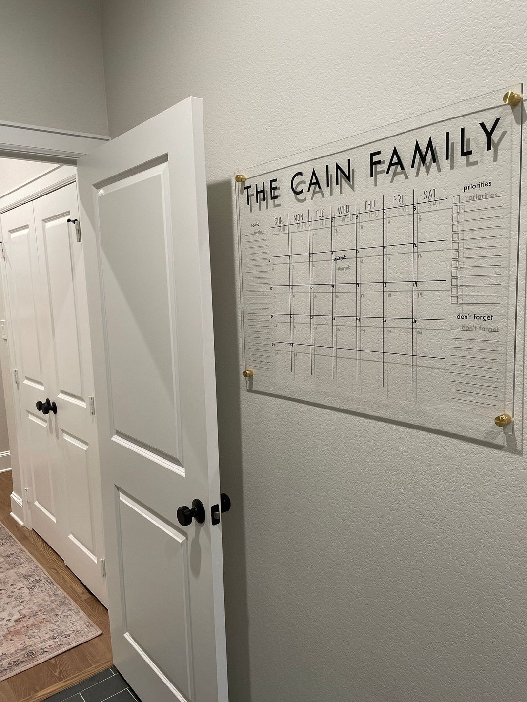Customer photo review of Monthly Horizontal + 3 custom sections | Madi Style