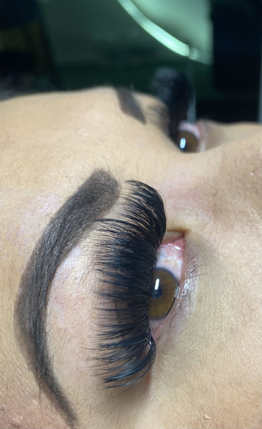 Customer photo review of Premium Eyelash Extensions 0.03mm