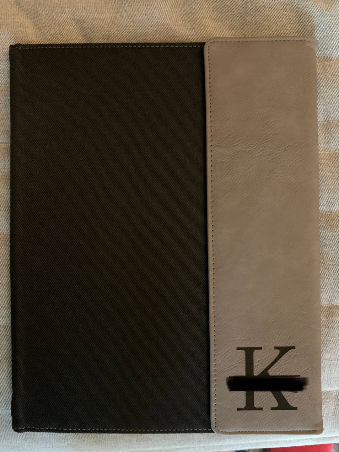 Customer photo review of Personalized Portfolio with Refillable Notepad