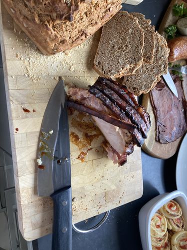 Customer photo review of Handgeschmiedetes Allzweckmesser