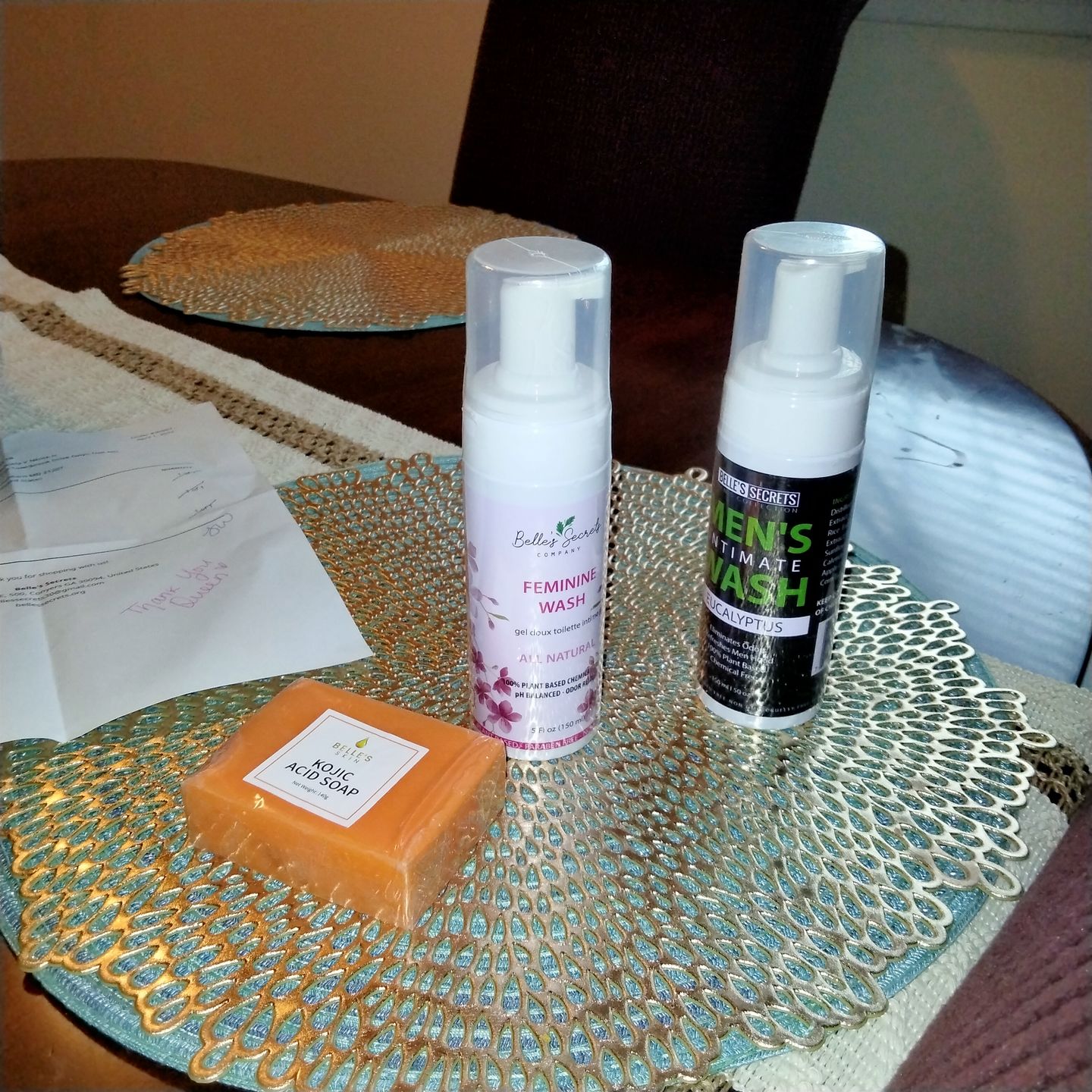 Customer photo review of Natural Yoni Wash