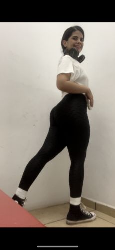 Customer photo review of Black Metallic Legging
