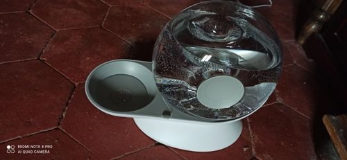 Customer photo review of Snails Bubble Cat Water Fountain Filter Automatic Water Dispenser Pet Drinking Fountain for Cats Dogs Feeder Pets Drinking Bowl