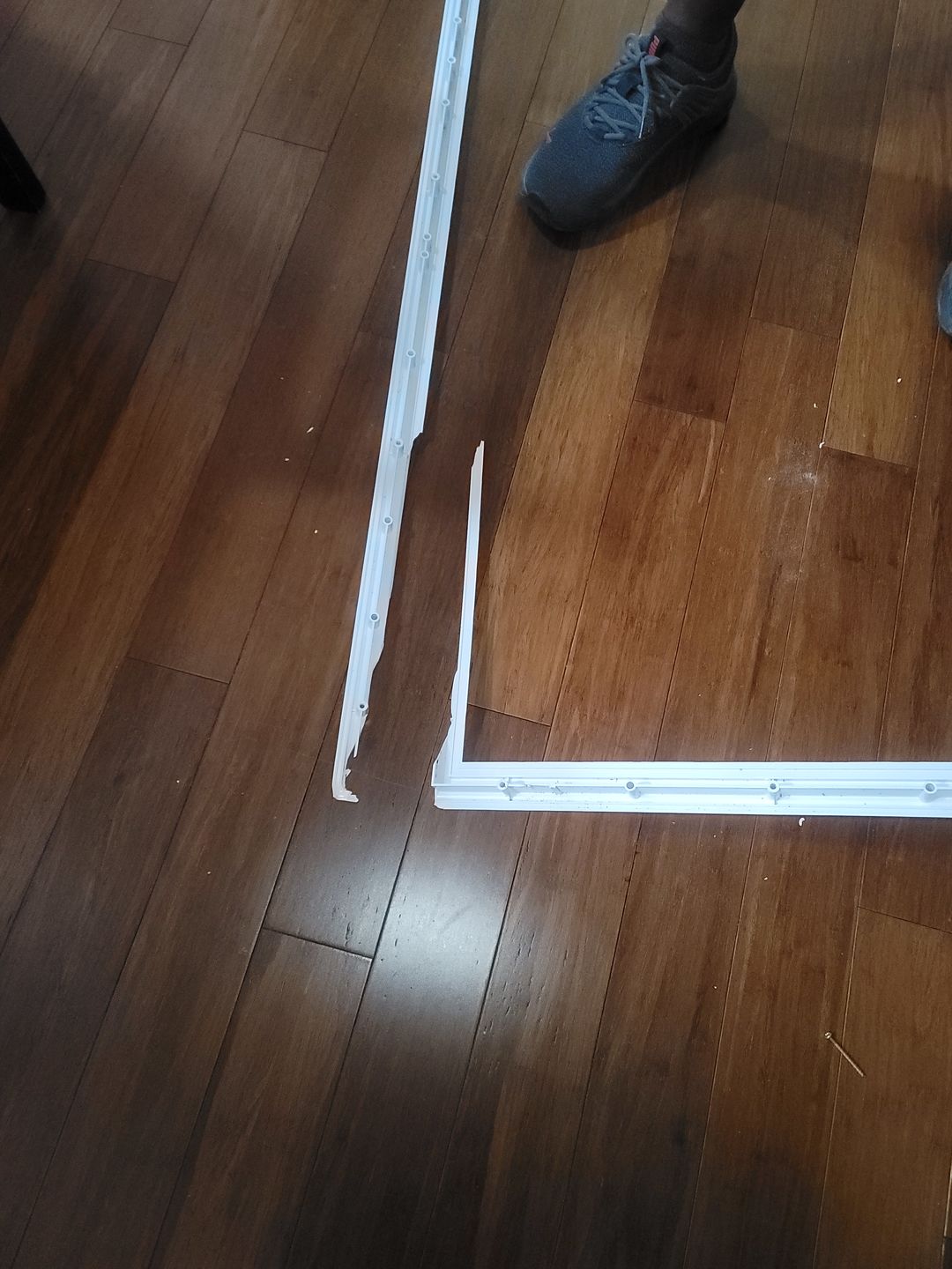 Customer photo review of Wexford Glass and Frame Kit (Full Lite 22" x 64" Glass Size)