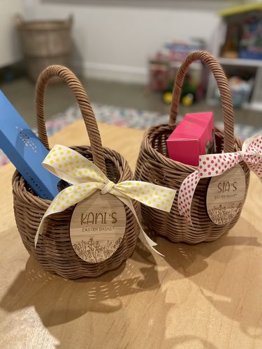 Customer photo review of Personalised Easter Tags
