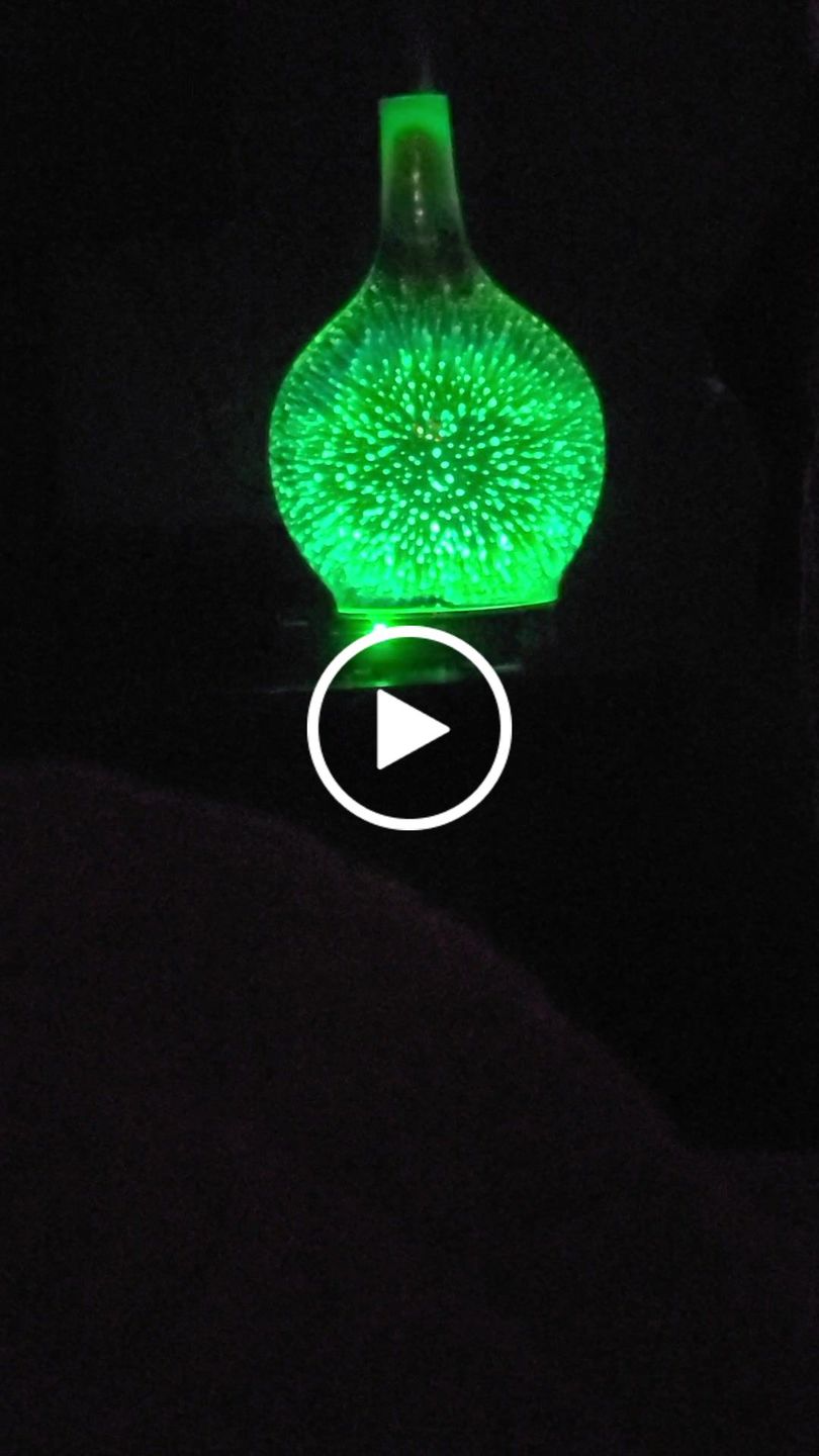 Customer video review of Oil Aroma Diffuser 3D Glass