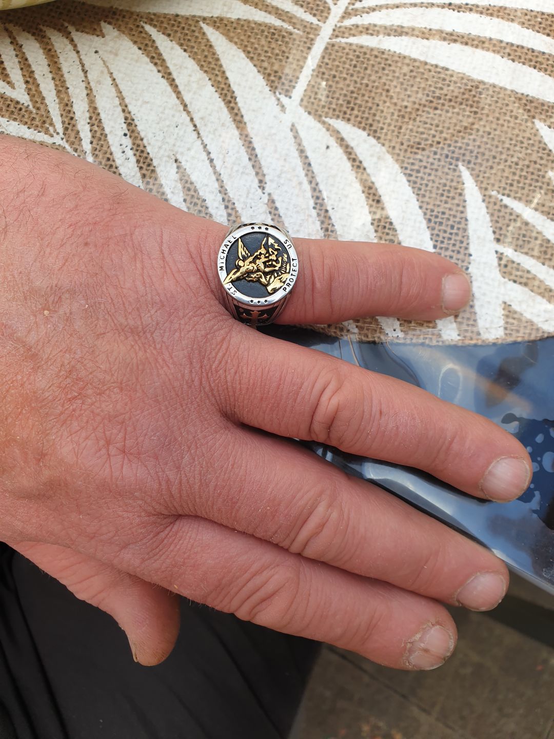 Customer photo review of Bague de l'Archange Michel