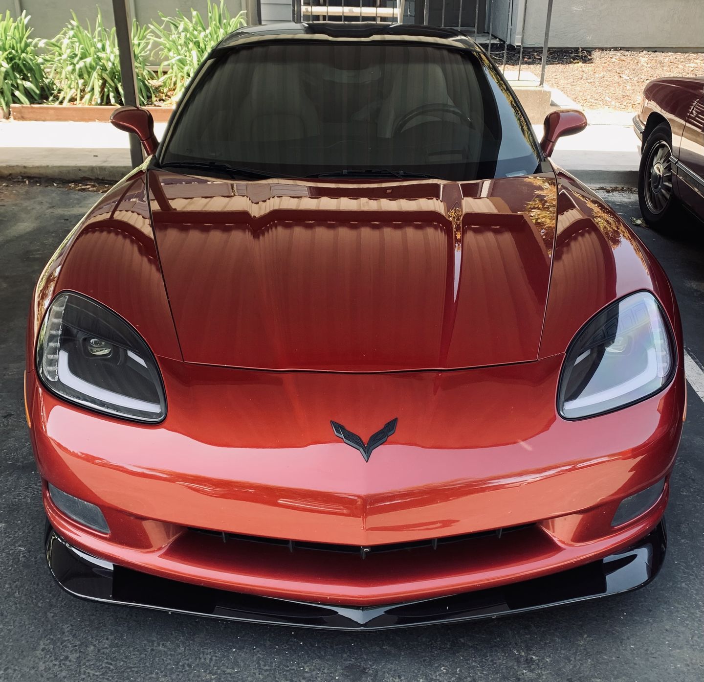 Customer photo review of Corvette C6 Base Model Extended Front Splitter Lip & Side Skirts Rocker Panels