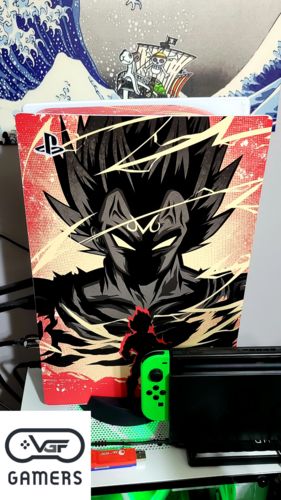Customer photo review of Vegeta Japan Retro - PS5 Console Skin