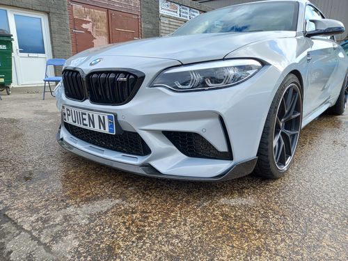 Customer photo review of MHC BMW M2 Competition Performance Style Front Splitter In Gloss Carbon Fibre (F87C)