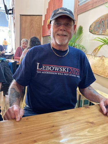 Customer photo review of Lebowski 2024 Cotton Tee