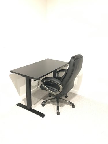 Customer photo review of Evo Electric Standing Height Adjustable  Desk(Free Shipping Nationwide)