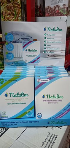 Customer photo review of Eco-Tiras de Detergente 40 lavados Natulim