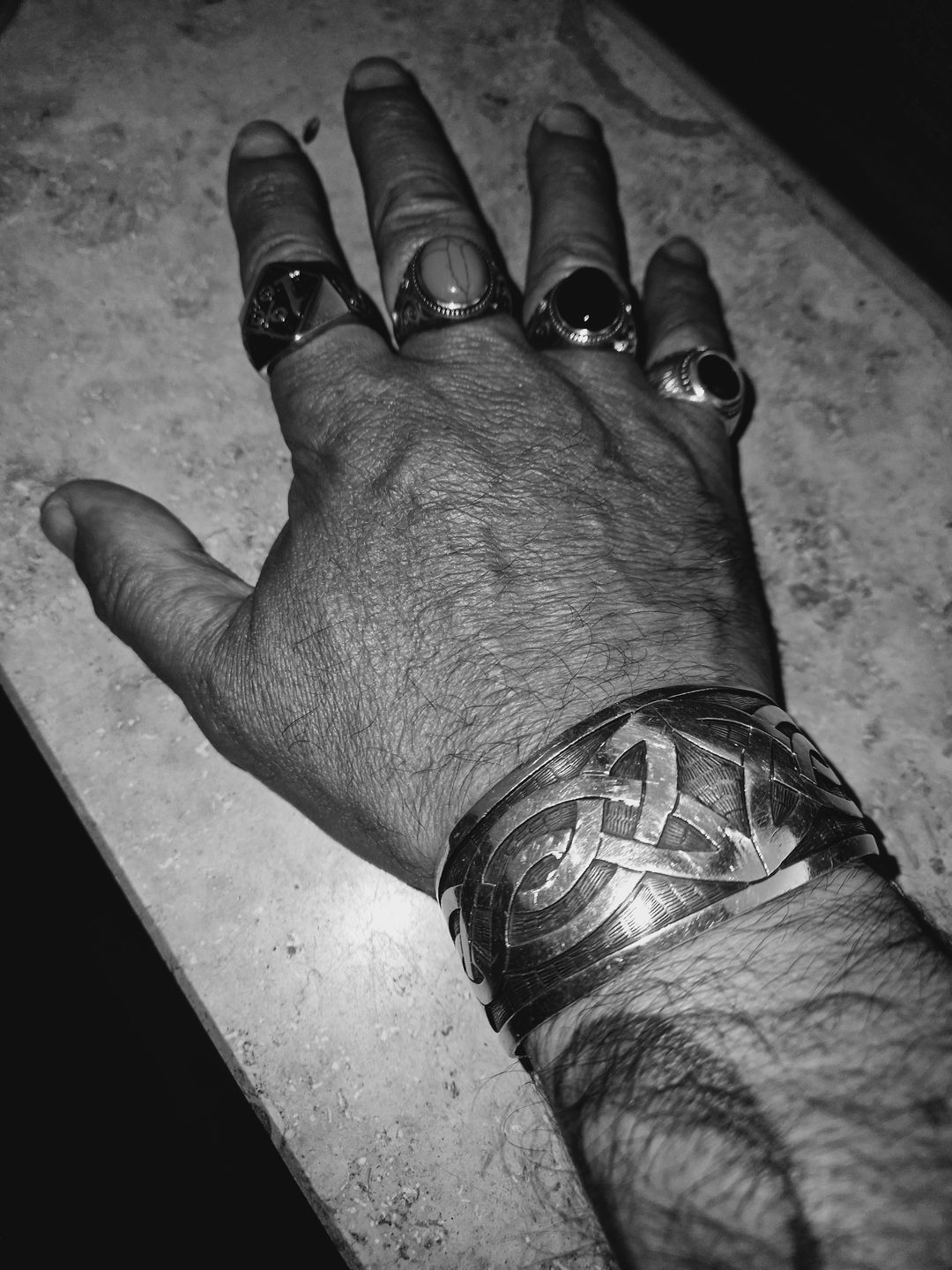 Customer photo review of BLACK EYES. - 925 SILVER