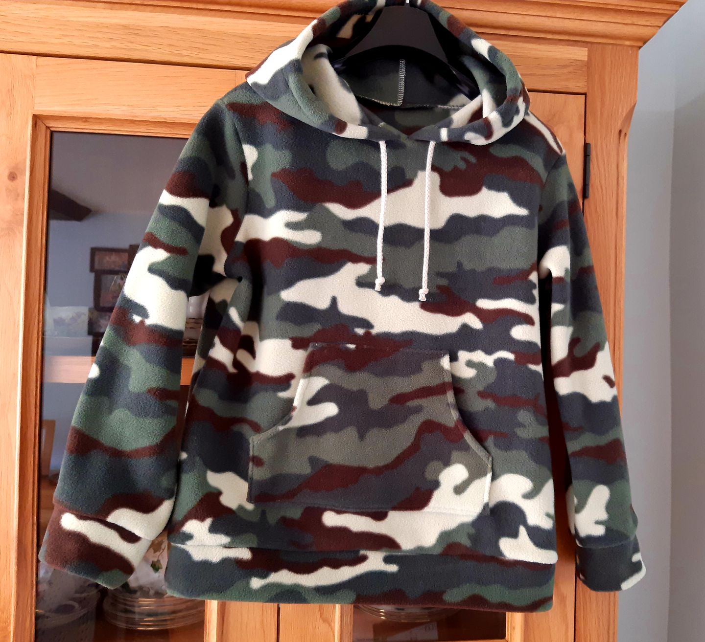 Customer photo review of Camo Anti Pill Polar Fleece Fabric